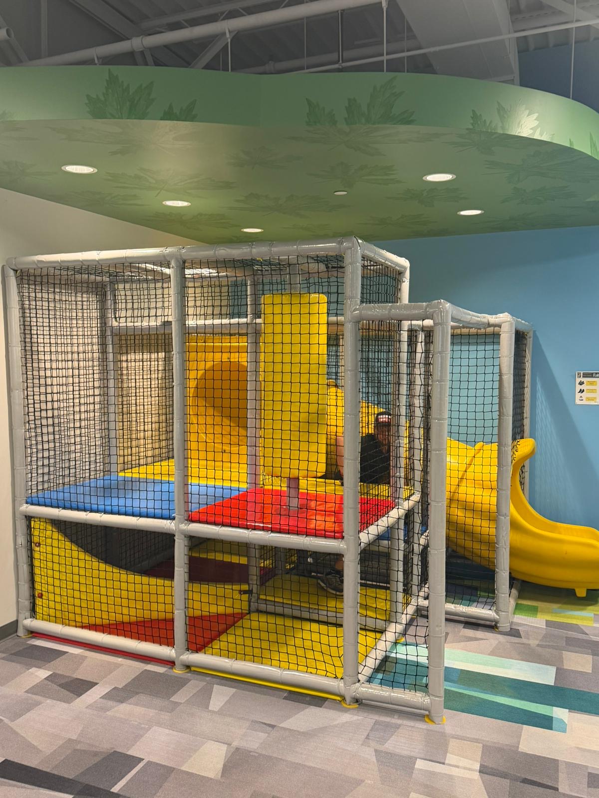 After refurbish - bright, modern playground look