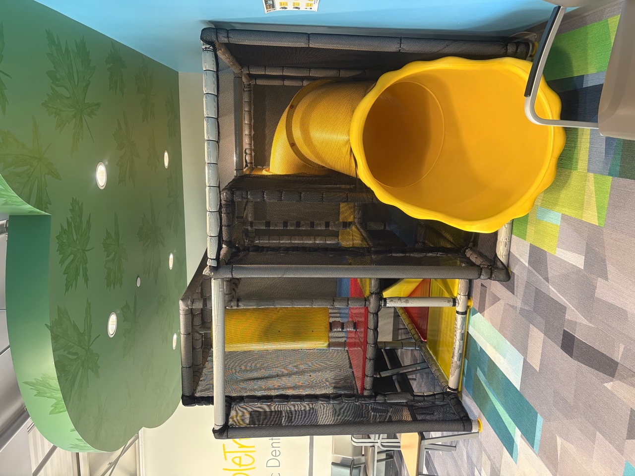 Before refurbish - loose netting and worn foam