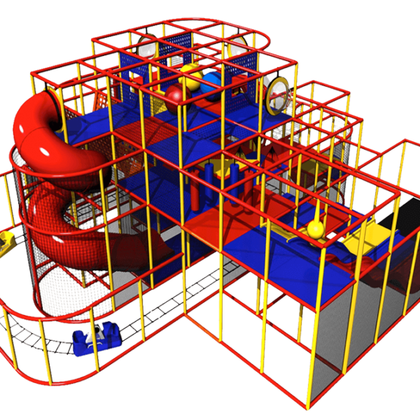 Go Play Systems Custom Design: Indoor playground with kiddie ride
