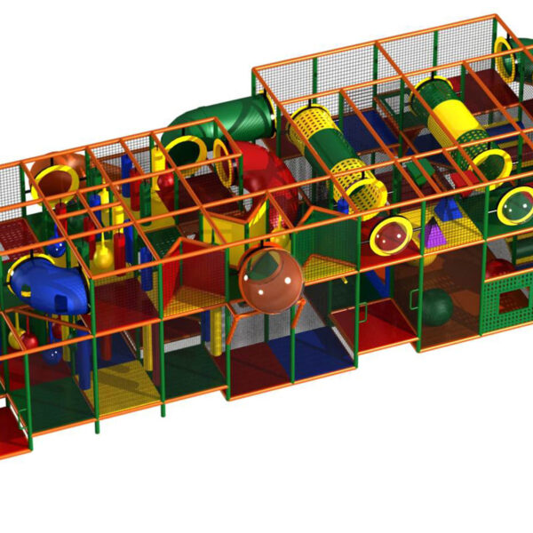 Buy Indoor Playground Equipment GPS42 -(Indoor Playsystem Size) 11 ft. H x 44 ft. W x 16 ft.