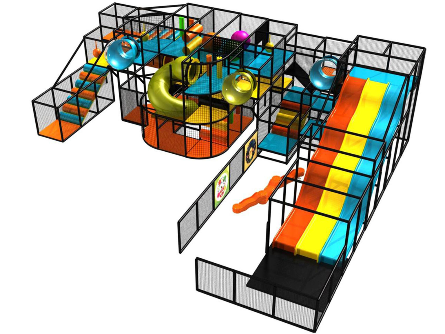 Buy Indoor Playground Equipment GPS363 (Indoor Playsystem Size) 17 ft