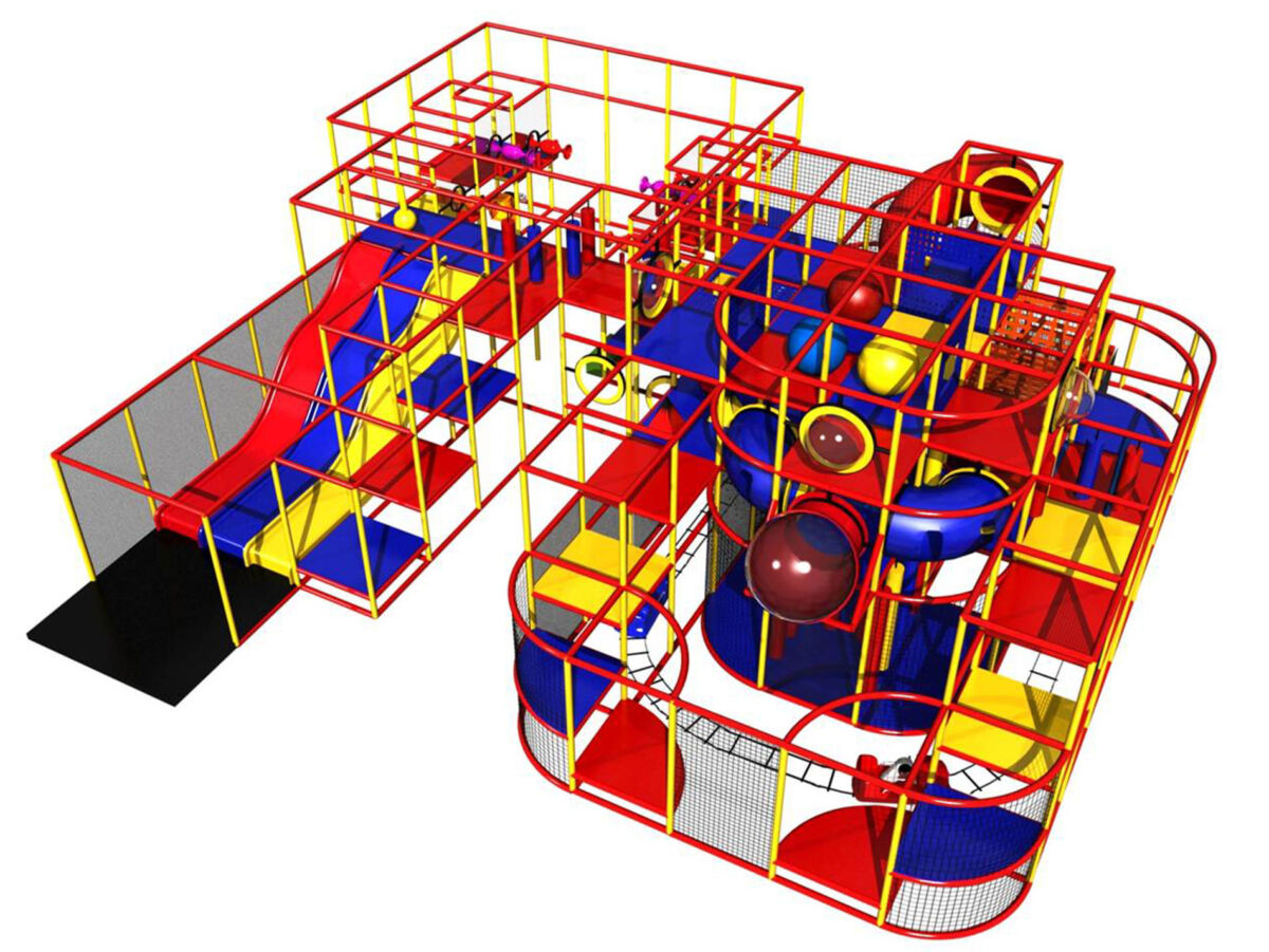 Buy Indoor Playground Equipment GPS363 (Indoor Playsystem Size) 17 ft