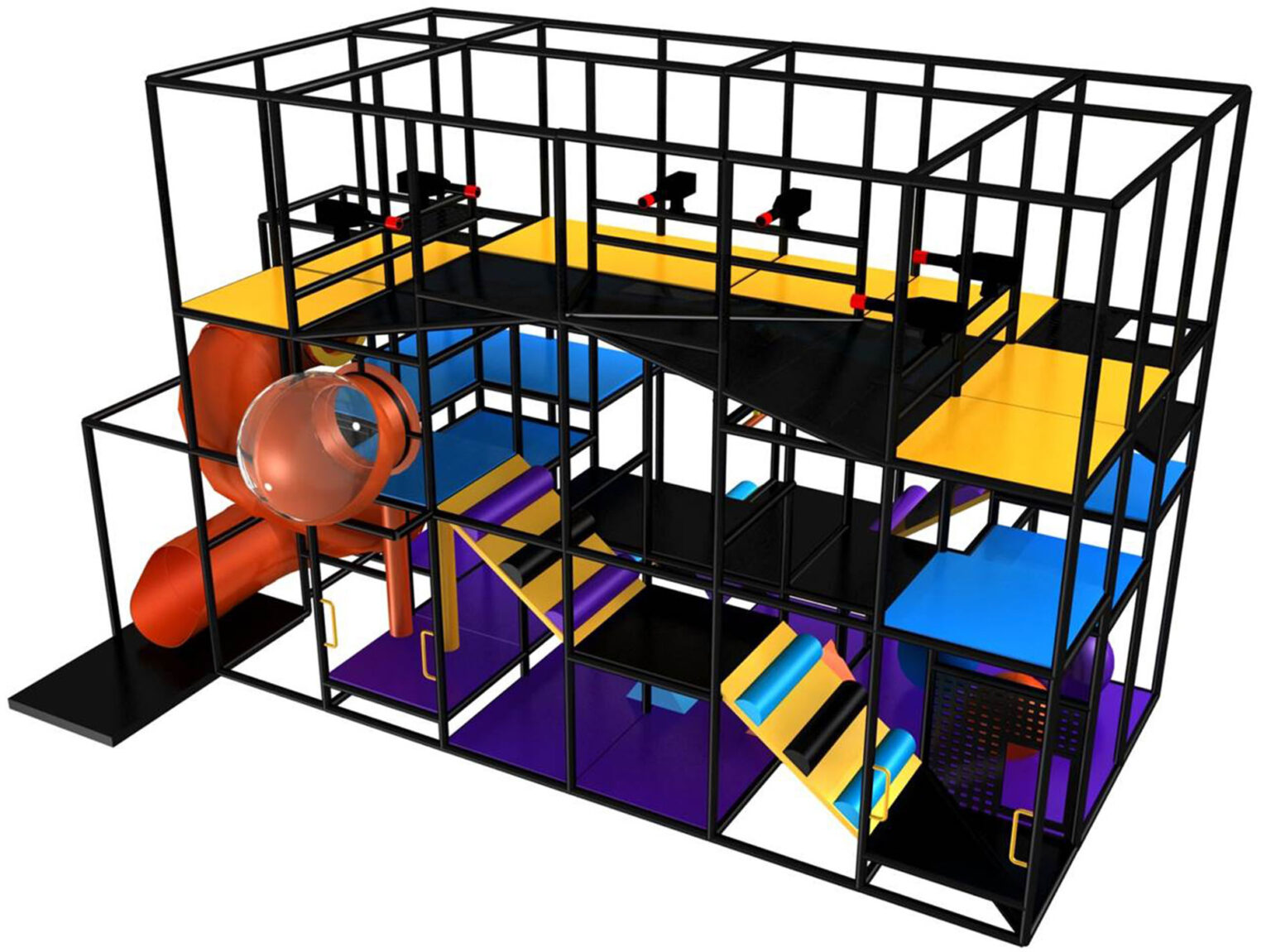 Buy Indoor Playground Equipment GPS32 (Indoor Playsystem Size) 15 ft. H x 36 ft. W x 48 ft
