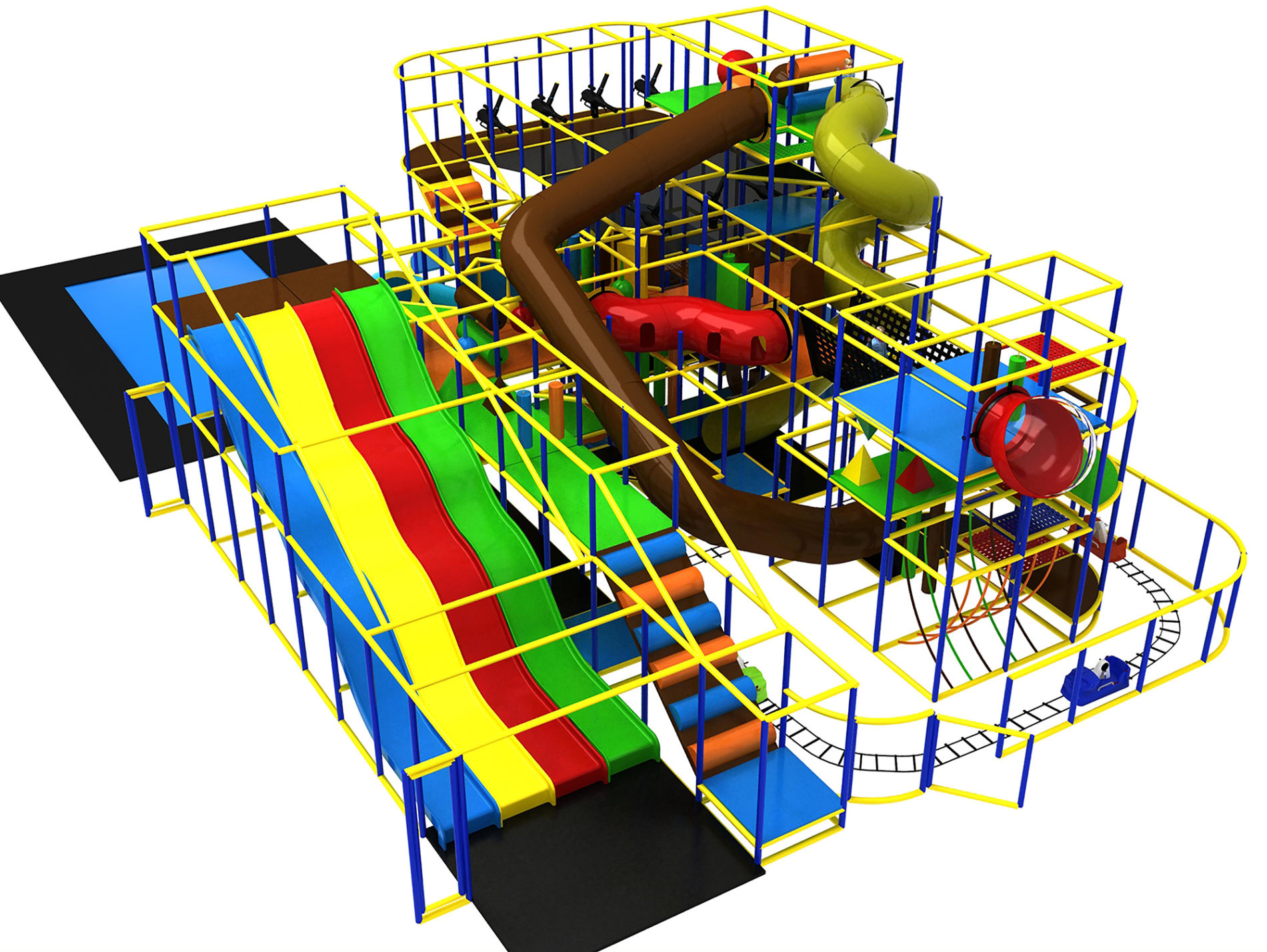 Buy Indoor Playground Equipment GPS509 (Indoor Playsystem Size) 22 ft