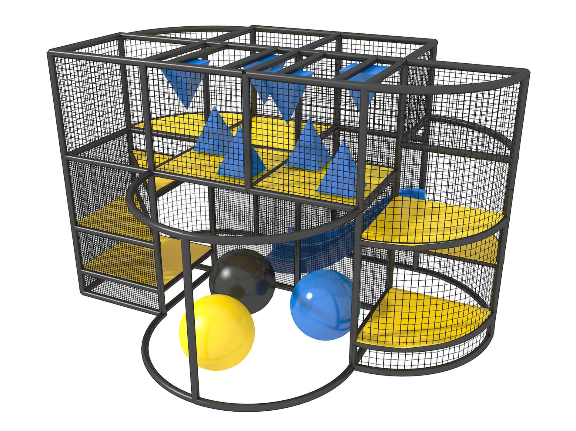 Indoor Playground GPS947 (Indoor Playsystem Size) 10 ft. H x 12 ft