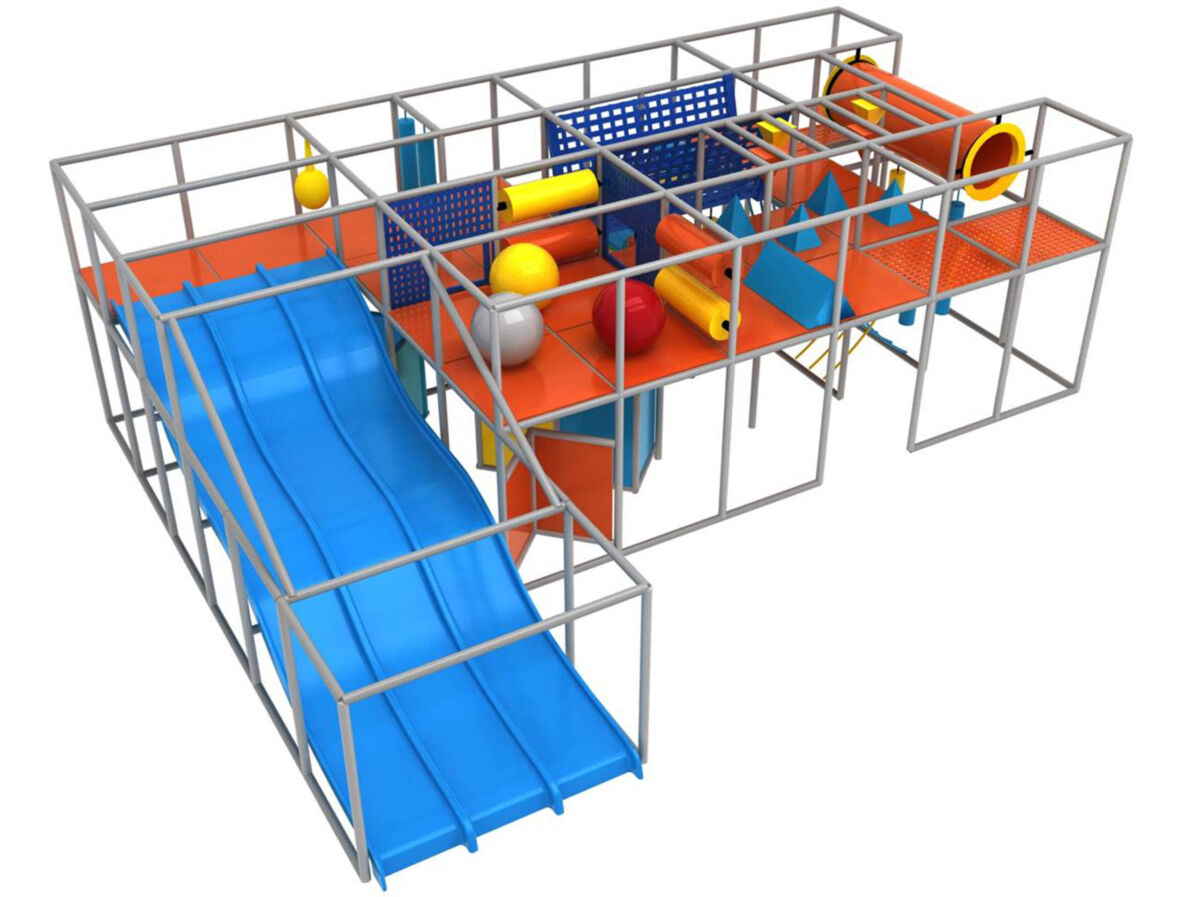 Indoor Playground GPS1053 10 ft. H x 24 ft. W x 32 ft. Go Play Systems