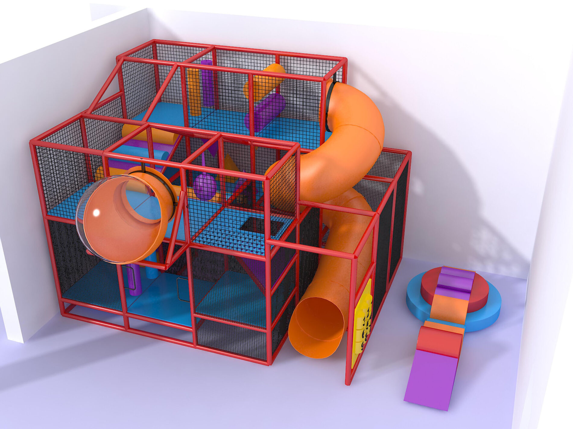 Indoor Playground GPS1020 12 ft. H x 16 ft. W x 16 ft. Go Play Systems