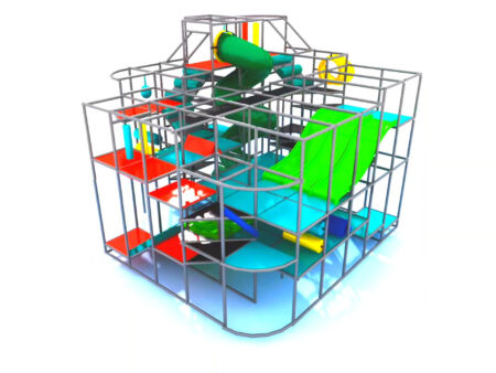 Indoor Playground GPS 1276 - 21ft. H x 24ft. W x 24ft. L