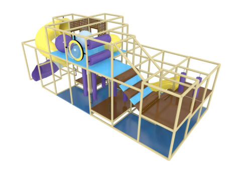 Indoor Playground GPS 739 - 11ft. H x 28ft. W x 12ft. L