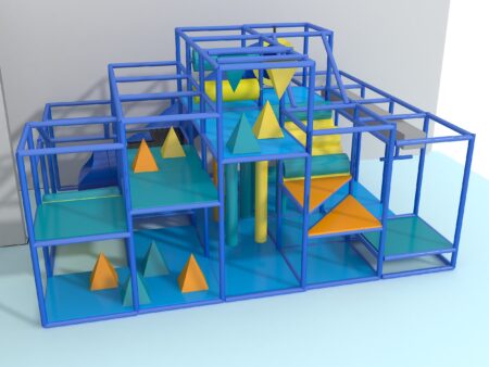Indoor Playground GPS1200 - 11 ft. H x 16 ft. W x 20 ft.