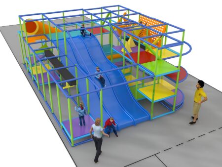 Indoor Playground GPS1215 - 11 ft. H x 28 ft. W x 20 ft.