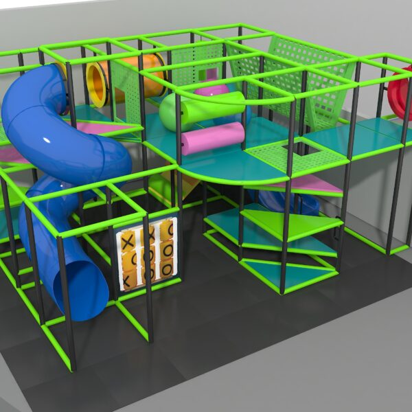 Indoor Playground GPS1198 – 12 ft. H x 16 ft. W x 22 ft.