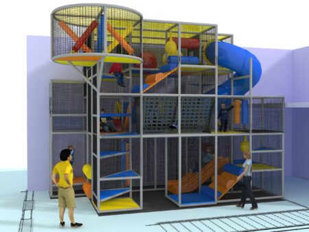 Indoor Playground GPS1241 - 15 ft. H x 30 ft. W x 16 ft.
