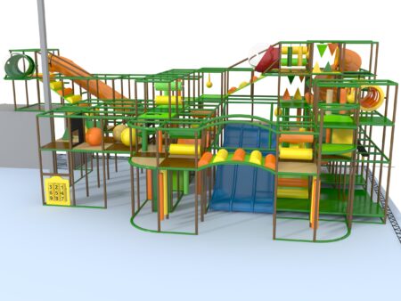 Indoor Playground GPS1233 - 19 ft. H x 52 ft. W x 30 ft.