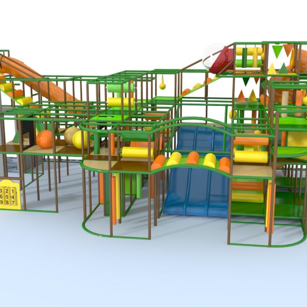 Indoor Playground GPS1233 – 19 ft. H x 52 ft. W x 30 ft.