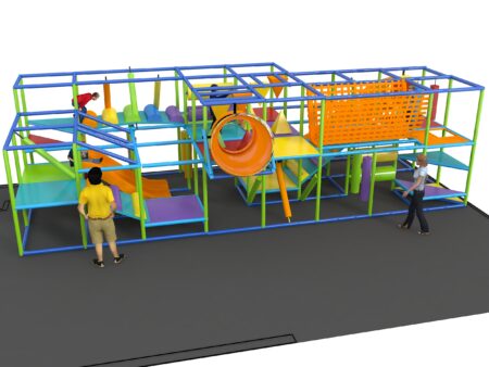 Indoor Playground GPS1253 - 9 ft. H x 12 ft. W x 32 ft.