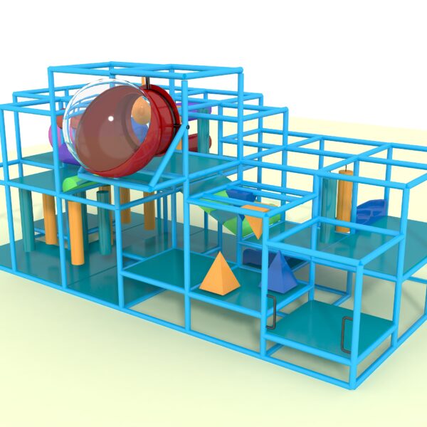 Indoor Playground GPS1366 – 11 ft. H x 24 ft. W x 12 ft.