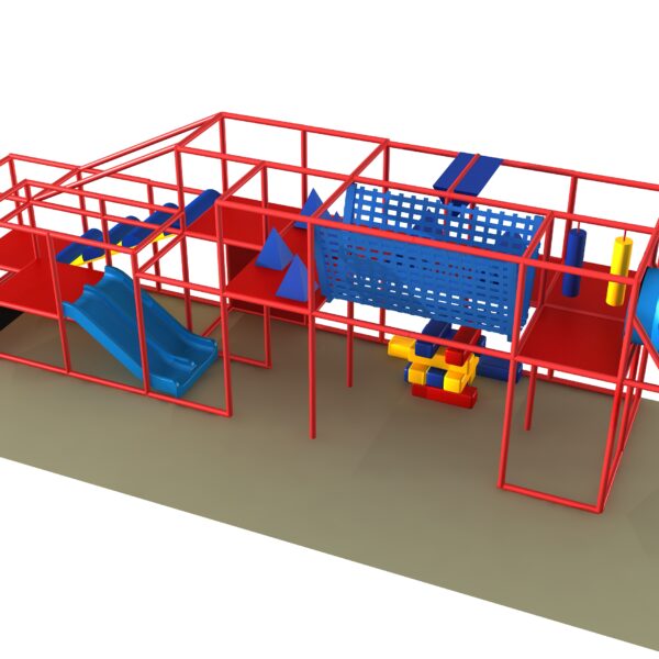 Indoor Playground GPS1237 – 10 ft. H x 8 ft. W x 32 ft.