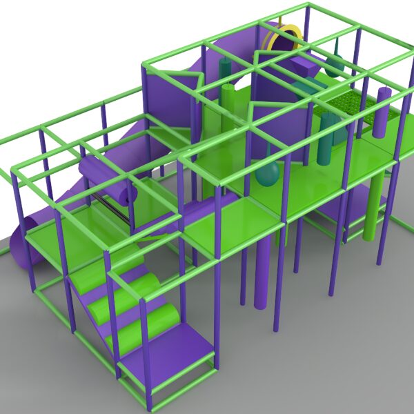 Indoor Playground GPS1332 – 11 ft. H x 14 ft. W x 20 ft.