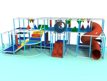 Indoor Playground GPS1205 - 11 ft. H x 16 ft. W x 32 ft.