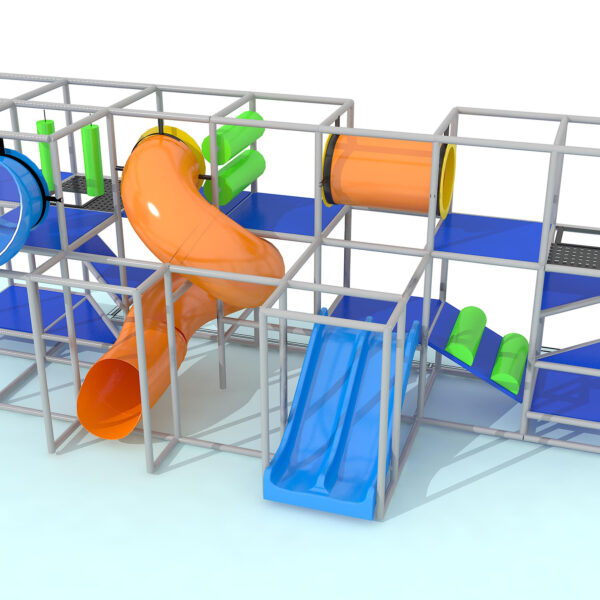 Indoor Playground GPS1293 – 11 ft. H x 28 ft. W x 10 ft.