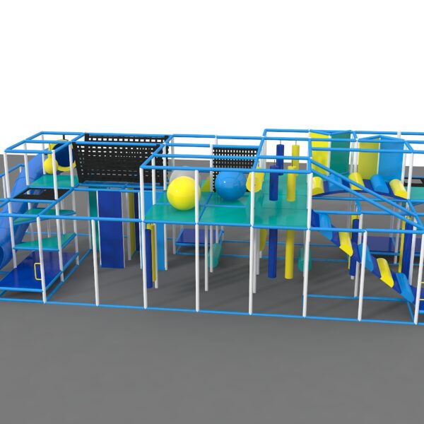 Indoor Playground GPS1265 – 11 ft. H x 40 ft. W x 16 ft.