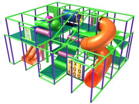 Indoor Playground GPS1283 - 12 ft. H x 16 ft. W x 20 ft.
