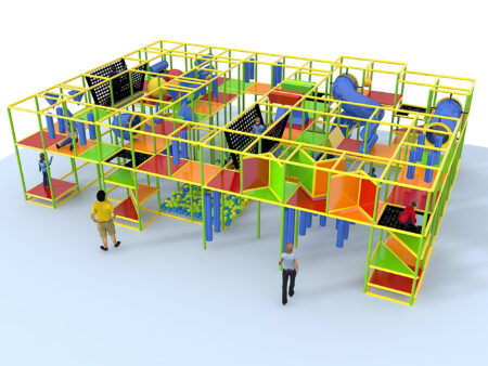 Indoor Playground GPS5 - 12 ft. H x 29.5 ft. W x 42.5 ft.