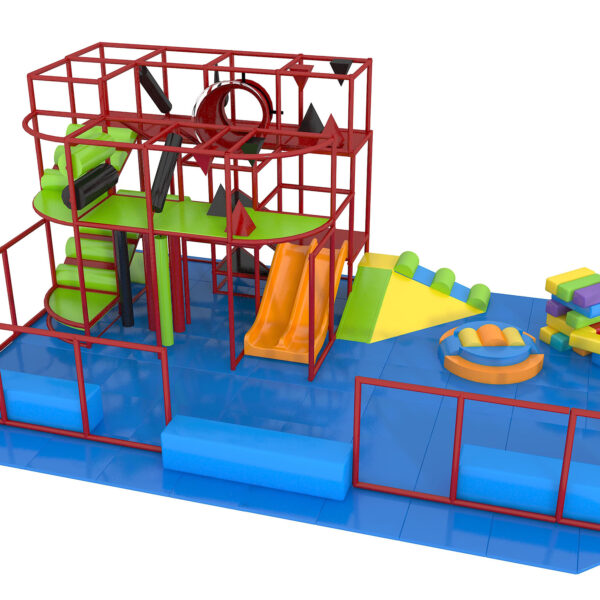 Indoor Playground GPS1322 – 13 ft. H x 16 ft. W x 12 ft.