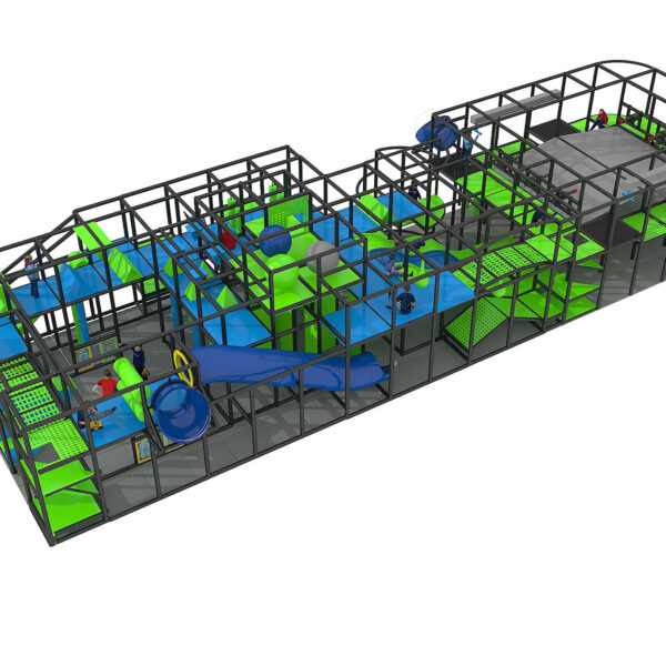 Indoor Playground GPS1296 – 13 ft. H x 22 ft. W x 70 ft.