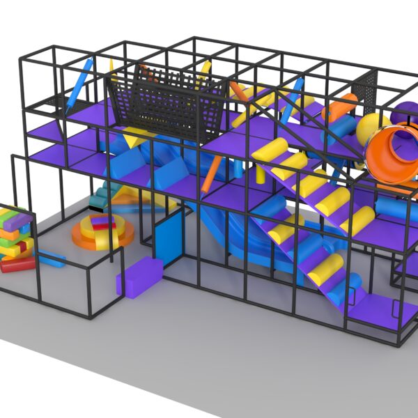 Indoor Playground GPS1282 – 15 ft. H x 20 ft. W x 32 ft.
