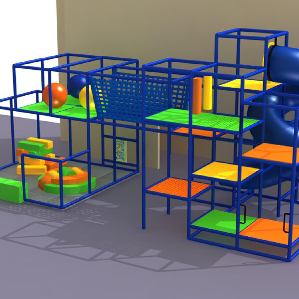 Indoor Playground GPS1327 – 15 ft. H x 32 ft. W x 12 ft.