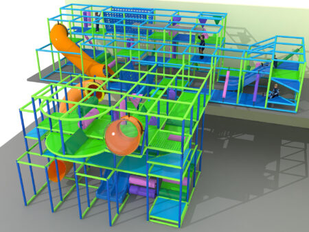 Indoor Playground GPS1311 - 15 ft. H x 40 ft. W x 32 ft.