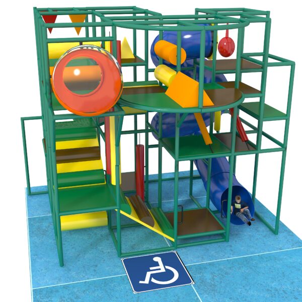Indoor Playground GPS1251 – 16 ft. H x 16 ft. W x 16 ft.