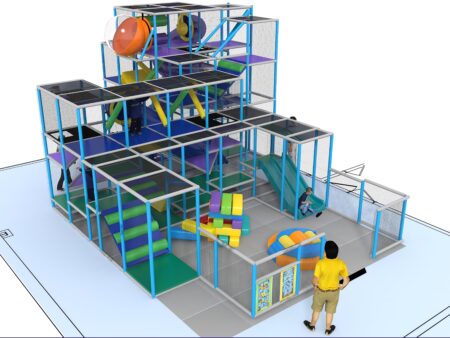 Indoor Playground GPS1292 - 16 ft. H x 36 ft. W x 24 ft.