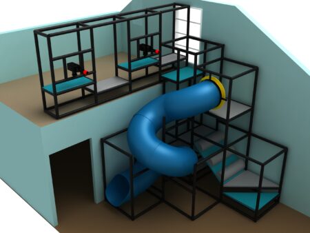 Indoor Playground GPS1298 - 17 ft. H x 14 ft. W x 16 ft.