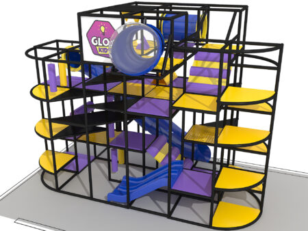 Indoor Playground GPS1314 - 18 ft. H x 24 ft. W x 12 ft.