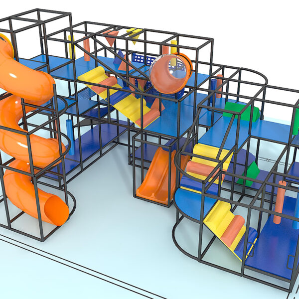 Indoor Playground GPS1306 – 18 ft. H x 30 ft. W x 24 ft.