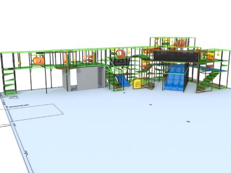 Indoor Playground GPS1219 - 19 ft. H x 32 ft. W x 80 ft.
