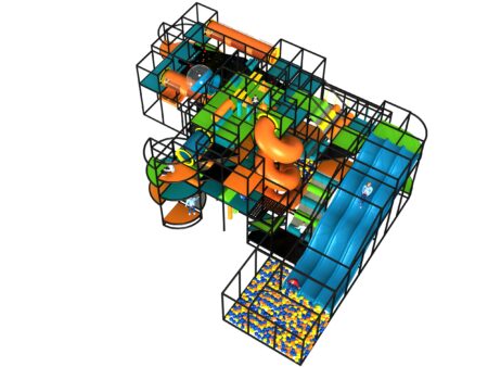 Indoor Playground GPS1390 - 19 ft. H x 40 ft. W x 48 ft.