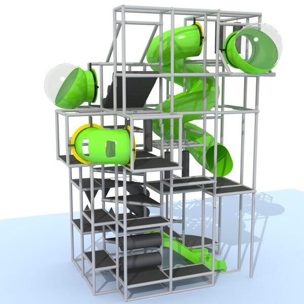 Indoor Playground GPS1289 – 23 ft. H x 10 ft. W x 14 ft.