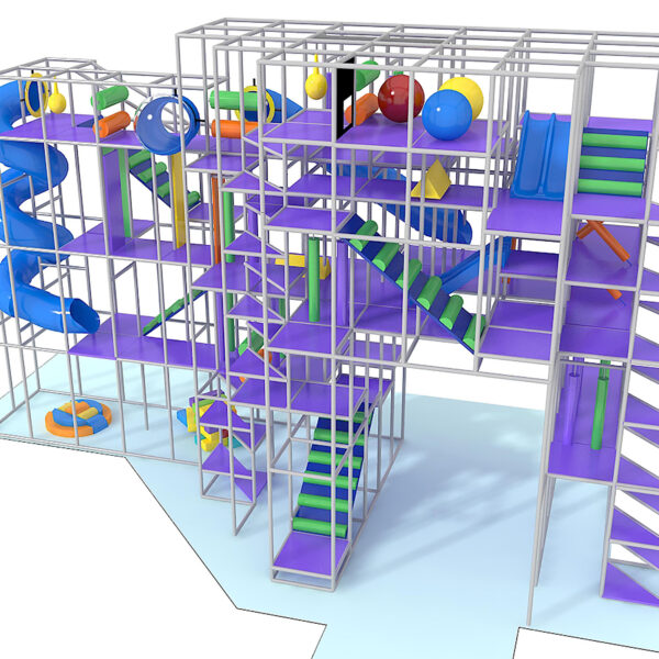 Indoor Playground GPS1300 – 32 ft. H x 20 ft. W x 52 ft.