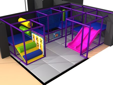 Indoor Playground GPS1348 - 6 ft. H x 19 ft. W x 1 ft.