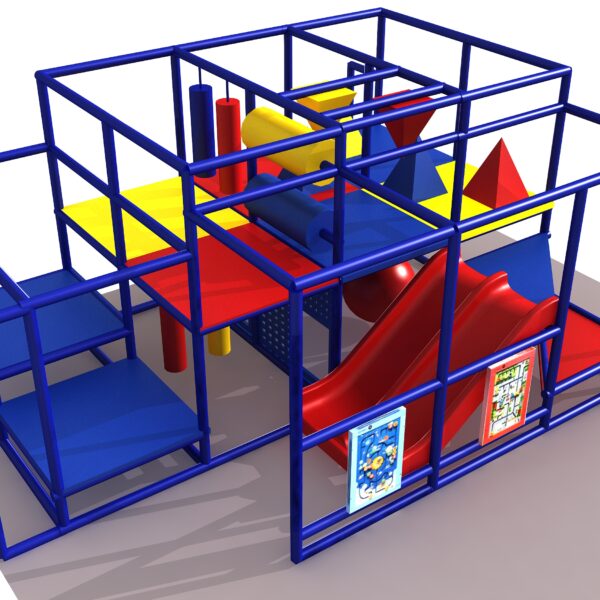 Indoor Playground GPS1349 – 8 ft. H x 12 ft. W x 16 ft.