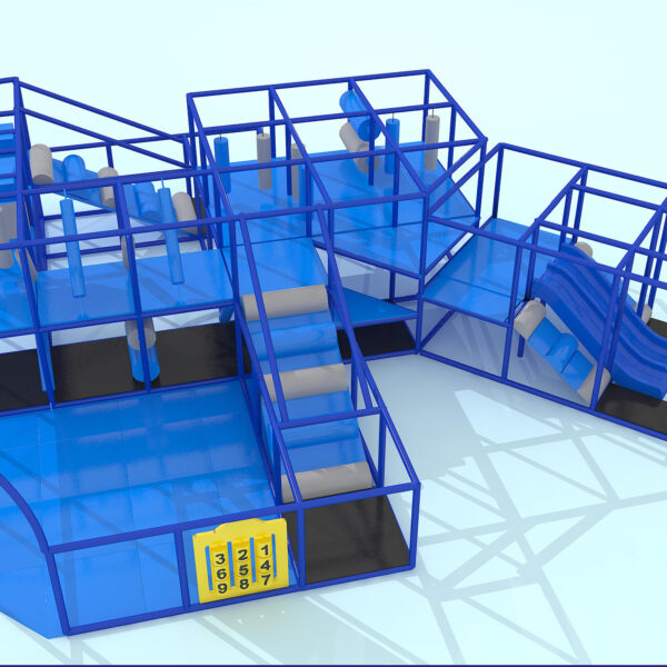Indoor Playground GPS1302 – 8 ft. H x 24 ft. W x 28 ft.
