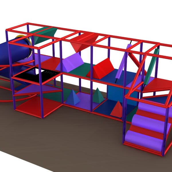 Indoor Playground GPS1386 – 8 ft. H x 8 ft. W x 26 ft.