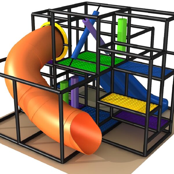 Indoor Playground GPS1339 – 9 ft. H x 12 ft. W x 12 ft.