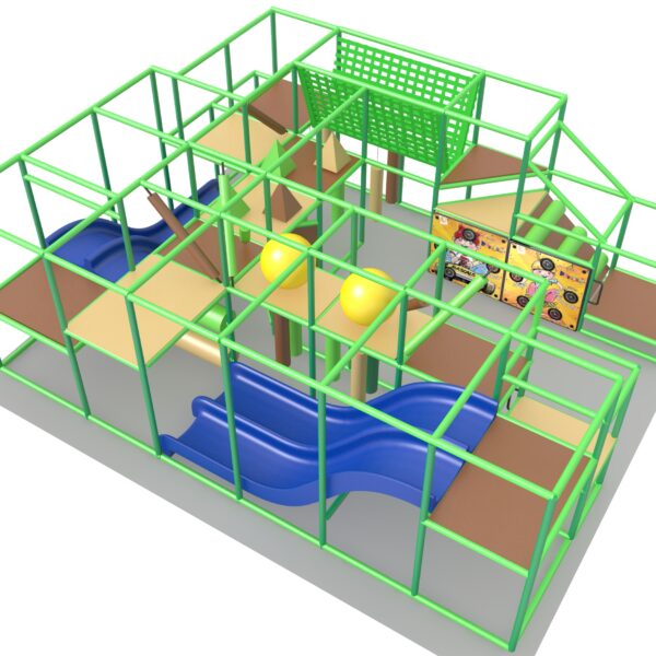 Indoor Playground GPS1272 – 9 ft. H x 25 ft. W x 20 ft.