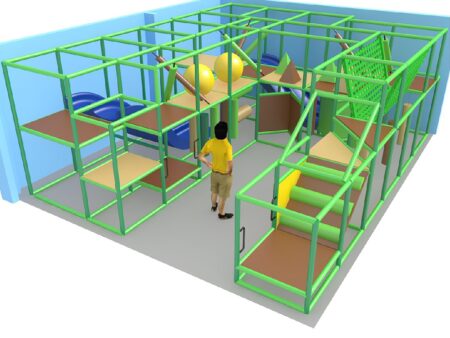 Indoor Playground GPS1272 - 9 ft. H x 25 ft. W x 20 ft.