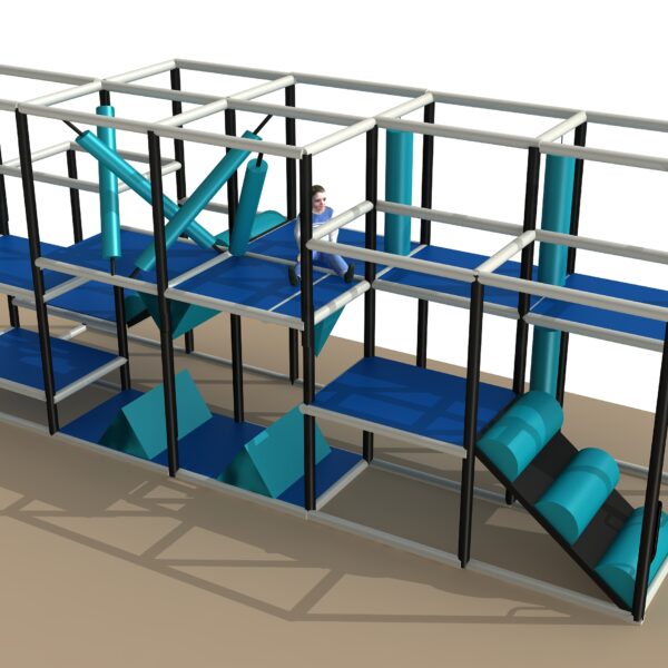 Indoor Playground GPS1280 – 9 ft. H x 6 ft. W x 20 ft.